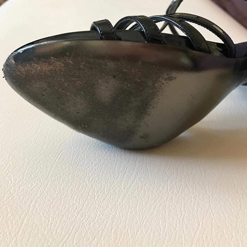 Miu Miu Black Strappy Sandals - Picture 4 of 5